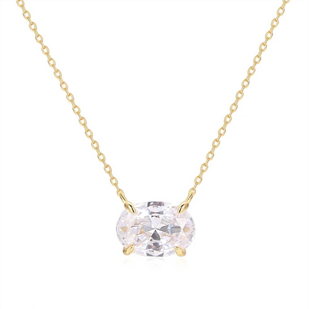 NEW STARLETTE women's dolly necklace in clear